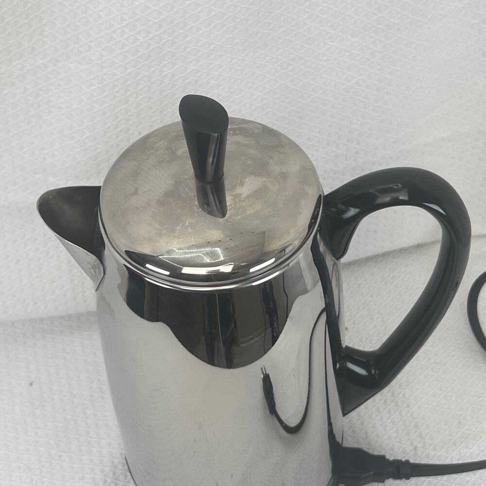 Farberware Superfast 12 Cup Percolator Coffee Maker Complete Tested EUC FCP412 - Picture 5 of 10